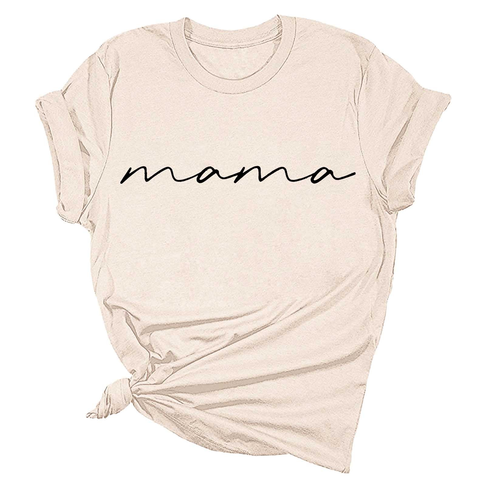 thumbnail image 5 of Camiseta informal de cuello redondo estampada para mujer: manga corta, corte holgado, encaje entretejido, diseño irregular para primavera/verano/otoño, 5 of 5